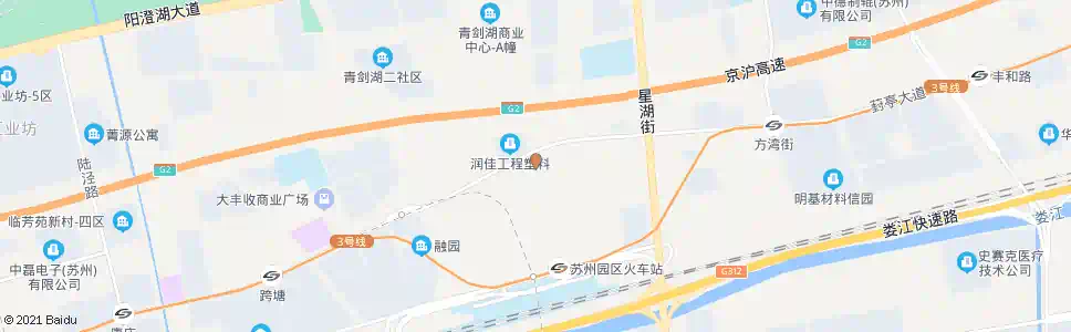 苏州珠泾路葑亭大道南_公交站地图_苏州公交_妙搜公交查询2025