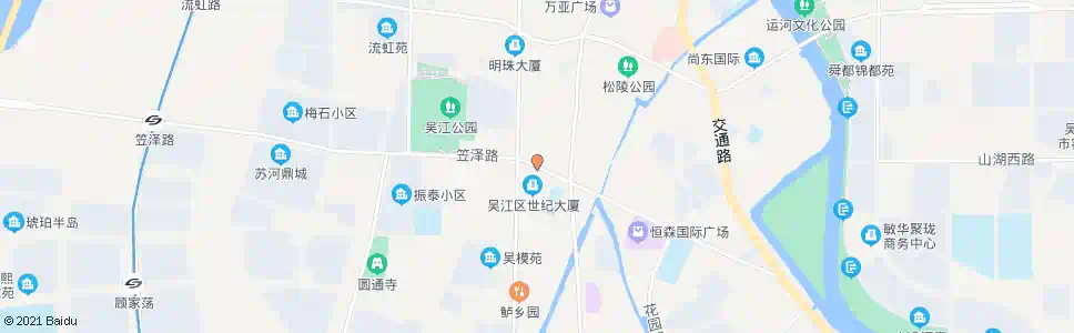 苏州世纪大厦_公交站地图_苏州公交_妙搜公交查询2025