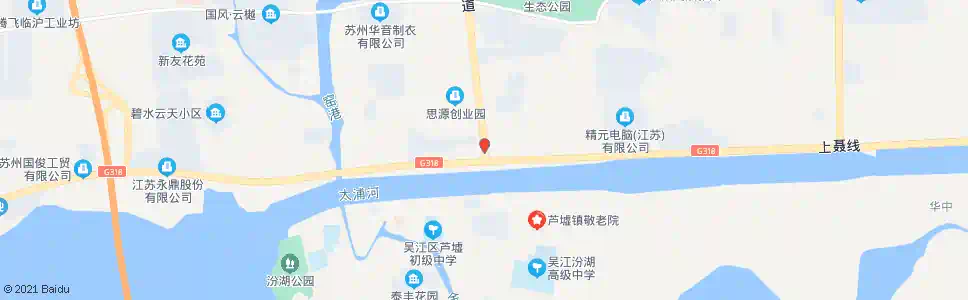 苏州芦北村_公交站地图_苏州公交_妙搜公交查询2025
