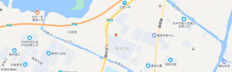 苏州漕湖花园_公交站地图_苏州公交_妙搜公交查询2025