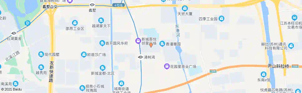苏州红树湾小区南_公交站地图_苏州公交_妙搜公交查询2025