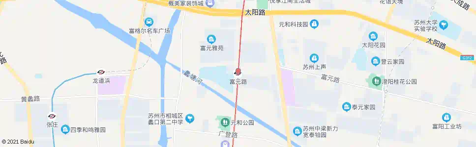 苏州富元路站_公交站地图_苏州公交_妙搜公交查询2025