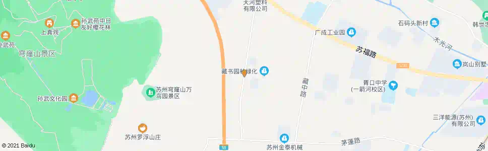 苏州采香泾生态园_公交站地图_苏州公交_妙搜公交查询2025