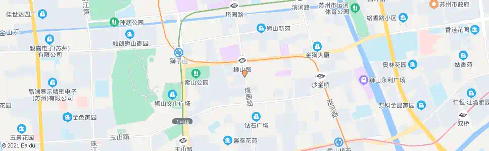 苏州新地中心_公交站地图_苏州公交_妙搜公交查询2025