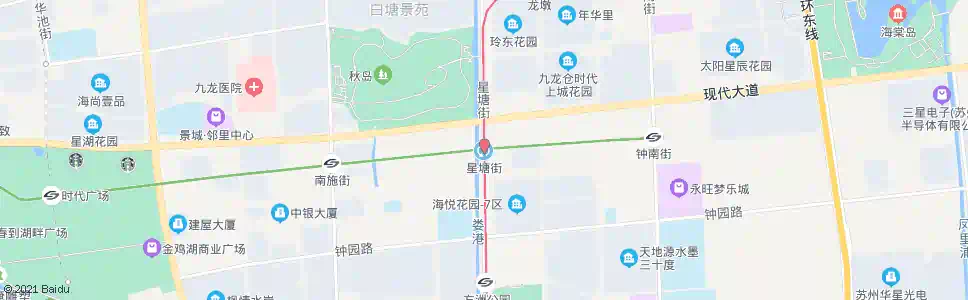 苏州星塘街站_公交站地图_苏州公交_妙搜公交查询2025