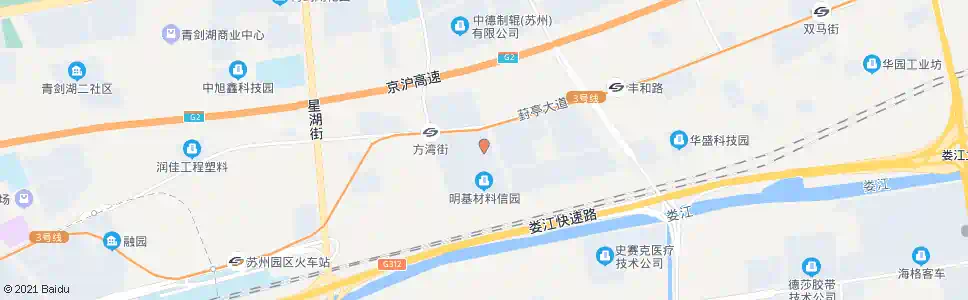 苏州新唯花园_公交站地图_苏州公交_妙搜公交查询2025