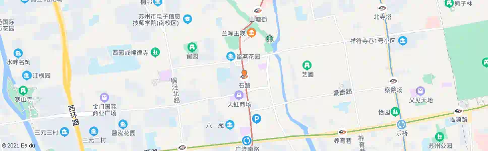 苏州广济桥(石路)_公交站地图_苏州公交_妙搜公交查询2025