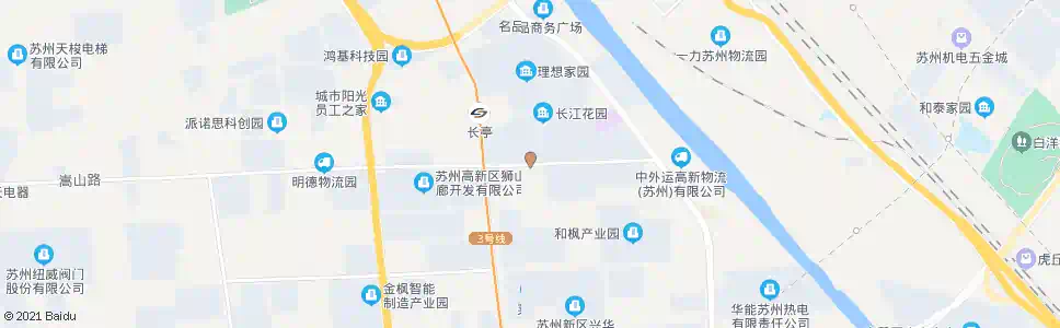 苏州长江花园南_公交站地图_苏州公交_妙搜公交查询2025