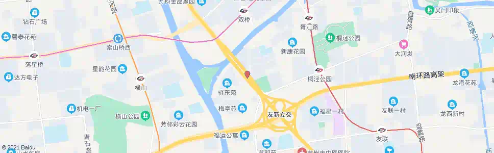 苏州唐胥桥_公交站地图_苏州公交_妙搜公交查询2025