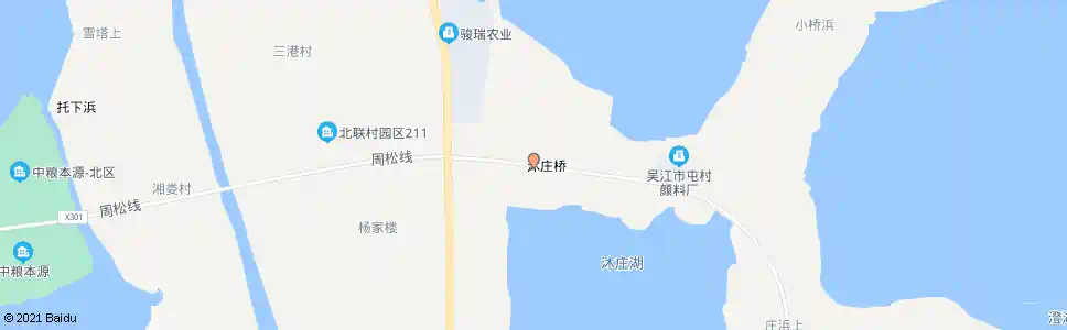 苏州沐庄_公交站地图_苏州公交_妙搜公交查询2025