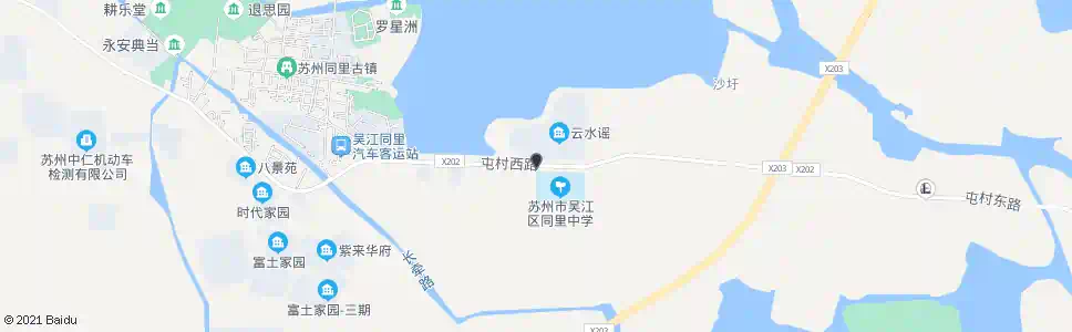 苏州云水谣_公交站地图_苏州公交_妙搜公交查询2025