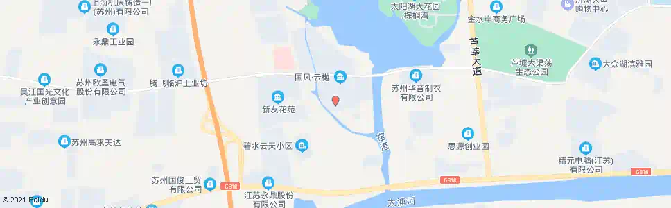 苏州汾湖派出所_公交站地图_苏州公交_妙搜公交查询2025
