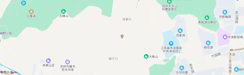 苏州五峰山庄_公交站地图_苏州公交_妙搜公交查询2025