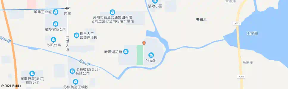 苏州叶泽湖花苑_公交站地图_苏州公交_妙搜公交查询2025