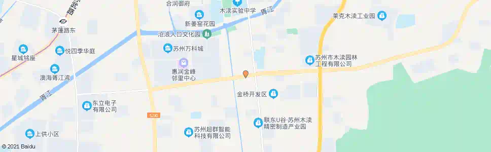 苏州宝带西路木东路西_公交站地图_苏州公交_妙搜公交查询2025