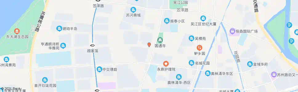 苏州圆通寺西_公交站地图_苏州公交_妙搜公交查询2025
