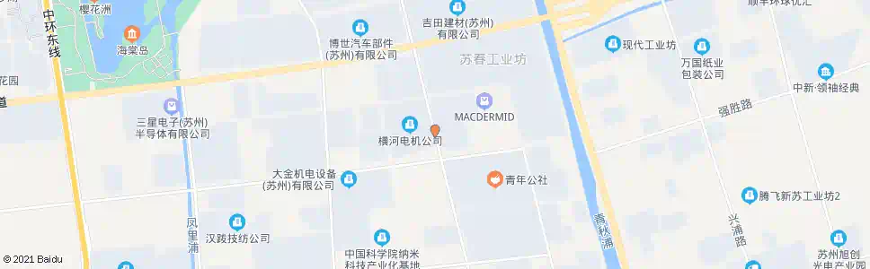 苏州横河电机_公交站地图_苏州公交_妙搜公交查询2025