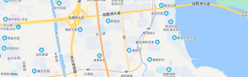 苏州群星路_公交站地图_苏州公交_妙搜公交查询2025