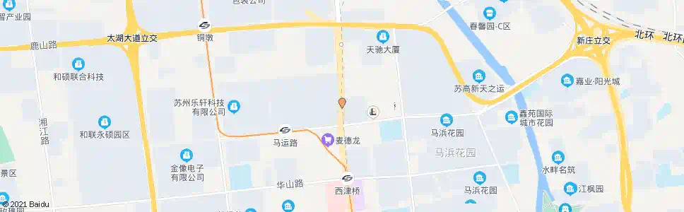 苏州枫桥民营科技园西_公交站地图_苏州公交_妙搜公交查询2025