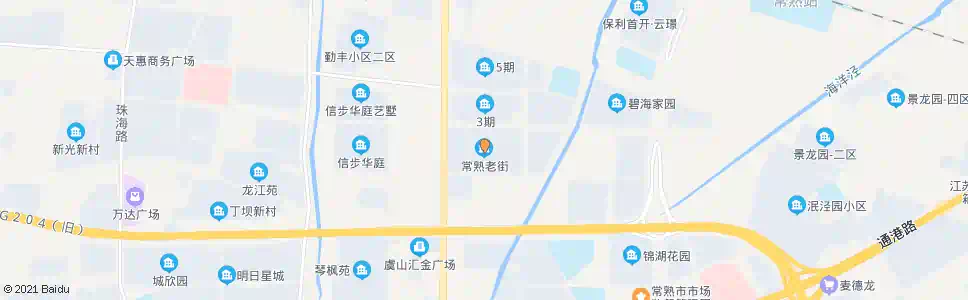 苏州常熟老街_公交站地图_苏州公交_妙搜公交查询2025