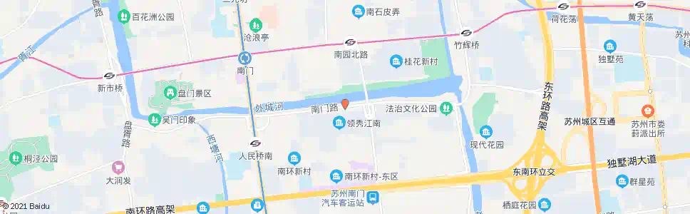 苏州南园桥西_公交站地图_苏州公交_妙搜公交查询2025