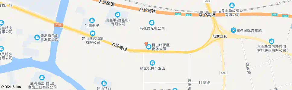 苏州出口加工区北_公交站地图_苏州公交_妙搜公交查询2025
