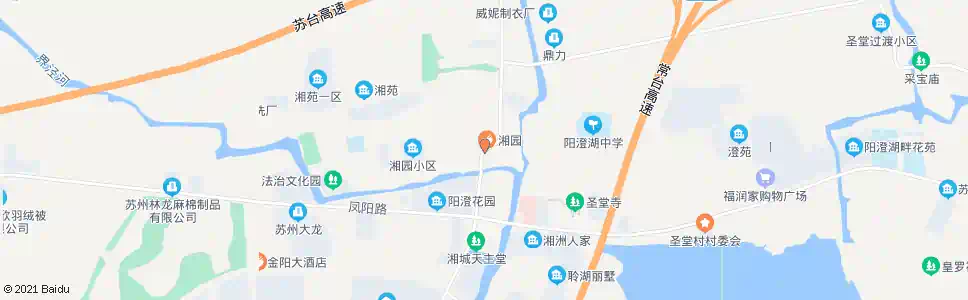 苏州湘园_公交站地图_苏州公交_妙搜公交查询2025