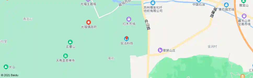 苏州安洁科技(福锦路)_公交站地图_苏州公交_妙搜公交查询2025