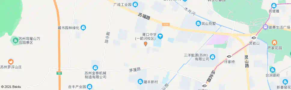 苏州繁丰路石胥路西_公交站地图_苏州公交_妙搜公交查询2025