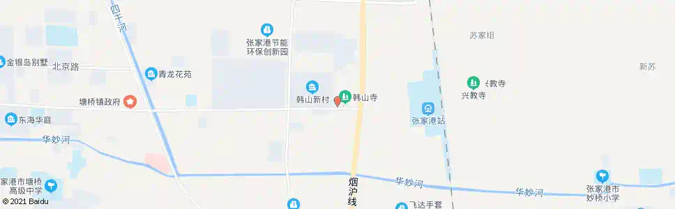 苏州韩山村_公交站地图_苏州公交_妙搜公交查询2025