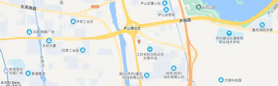 苏州北尹丰路吴东路南_公交站地图_苏州公交_妙搜公交查询2025