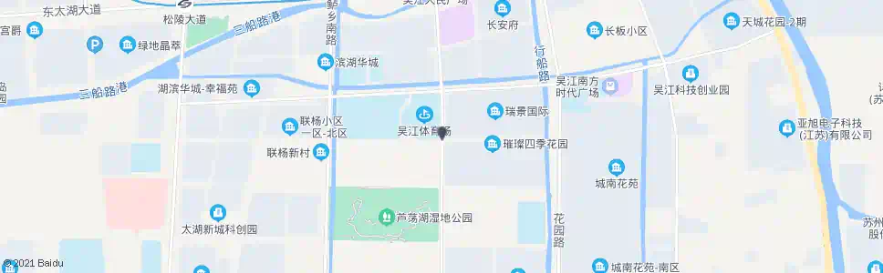 苏州中山南路庞杨路口_公交站地图_苏州公交_妙搜公交查询2025