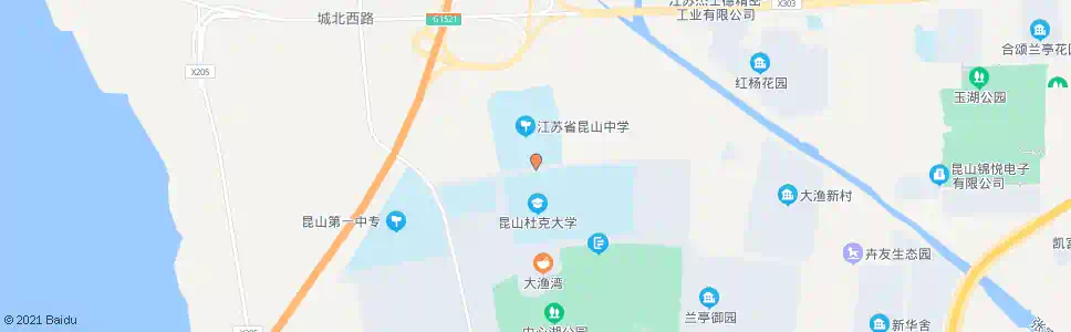 苏州杜克大学西部高级中学_公交站地图_苏州公交_妙搜公交查询2025