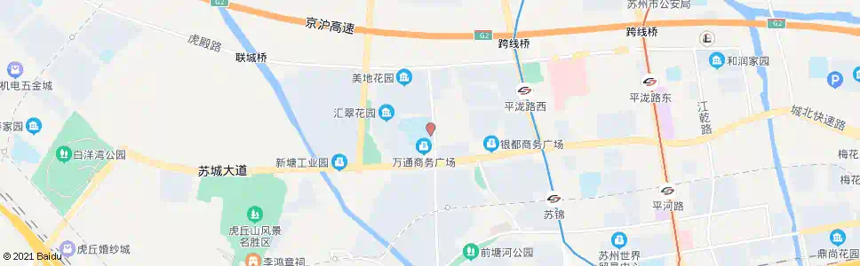 苏州草桥中学校_公交站地图_苏州公交_妙搜公交查询2025