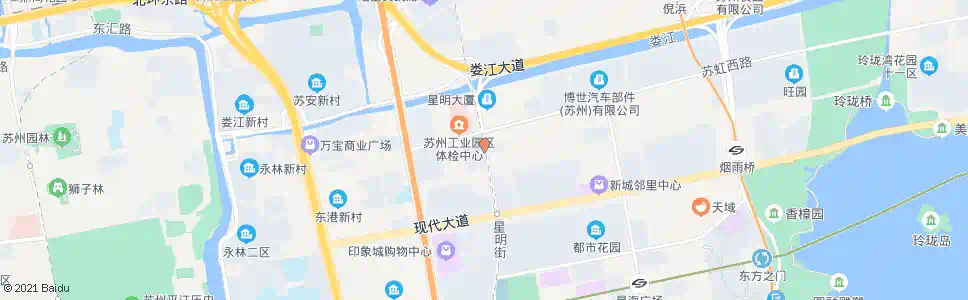 苏州园区公共卫生中心南_公交站地图_苏州公交_妙搜公交查询2025