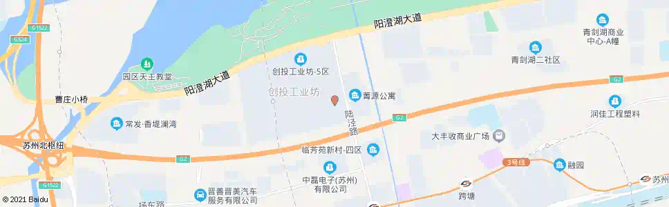 苏州和顺路跨阳路西_公交站地图_苏州公交_妙搜公交查询2025