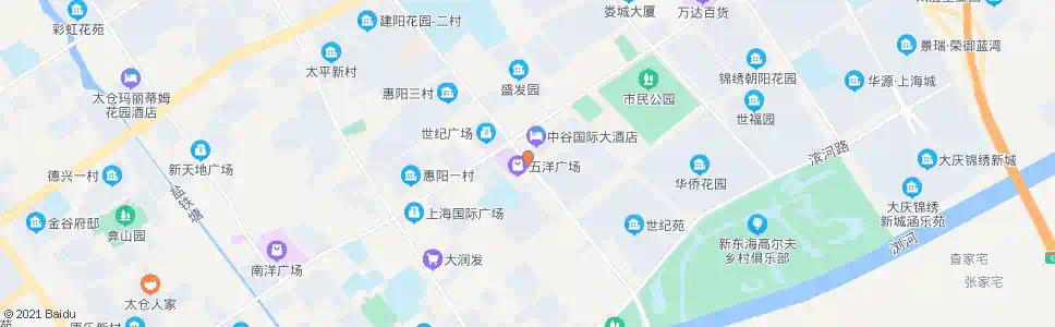 苏州五洋广场_公交站地图_苏州公交_妙搜公交查询2025