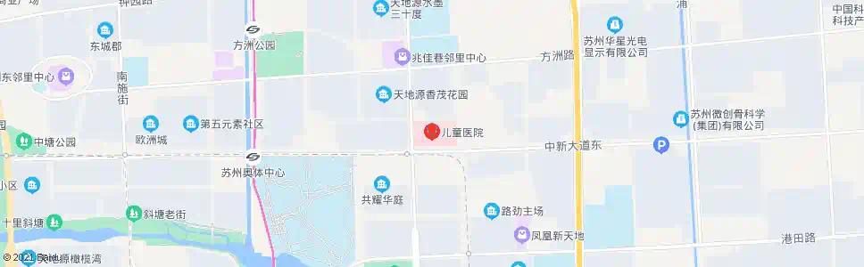 苏州儿童医院_公交站地图_苏州公交_妙搜公交查询2025