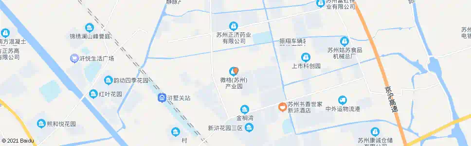 苏州金榈湾北_公交站地图_苏州公交_妙搜公交查询2025