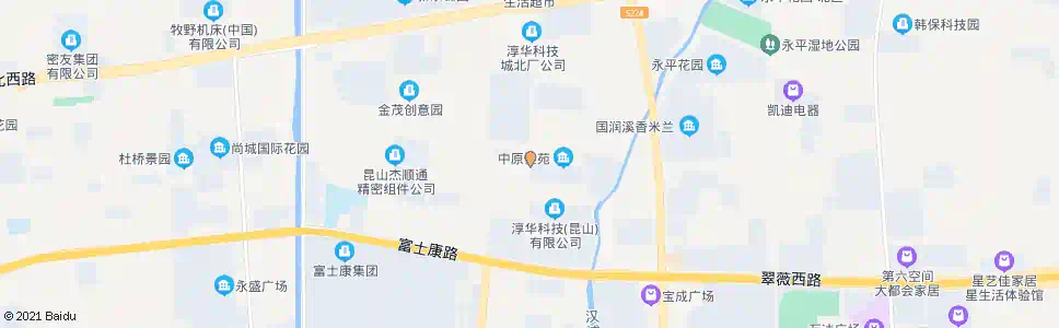 苏州中原商务广场_公交站地图_苏州公交_妙搜公交查询2025