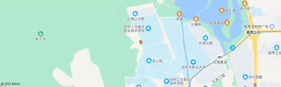 苏州国际教育园工艺美院西停车场_公交站地图_苏州公交_妙搜公交查询2025
