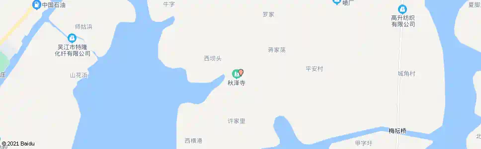 苏州秋泽寺_公交站地图_苏州公交_妙搜公交查询2025