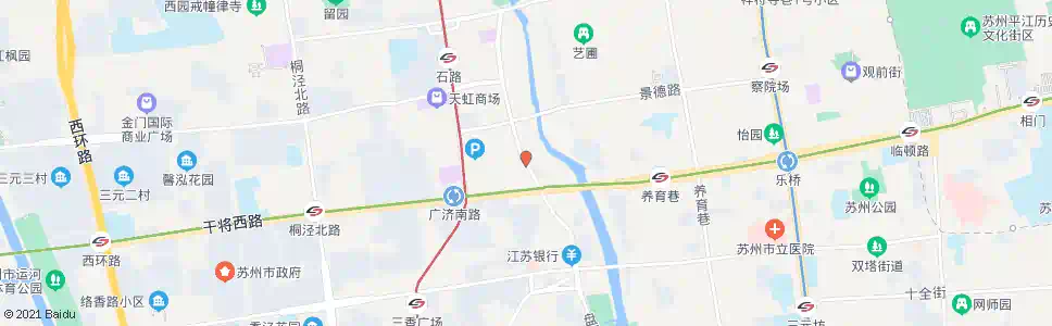 苏州小日晖桥北_公交站地图_苏州公交_妙搜公交查询2025
