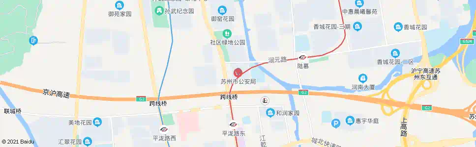 苏州公安局站_公交站地图_苏州公交_妙搜公交查询2025