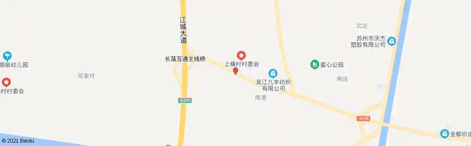 苏州上横村东_公交站地图_苏州公交_妙搜公交查询2025