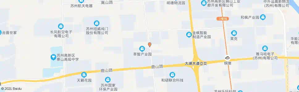 苏州湘江路泰山路南_公交站地图_苏州公交_妙搜公交查询2025