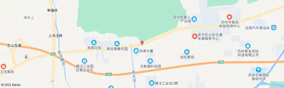 苏州天鹅荡路尧南村_公交站地图_苏州公交_妙搜公交查询2025