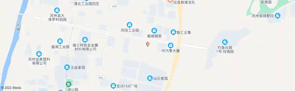 苏州钻石路爱格豪路南_公交站地图_苏州公交_妙搜公交查询2025