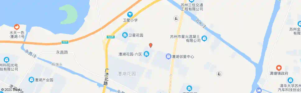 苏州漕湖花园北_公交站地图_苏州公交_妙搜公交查询2025
