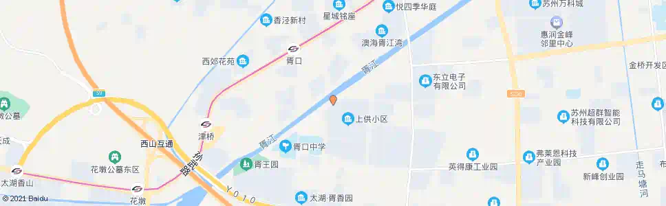 苏州上供小区_公交站地图_苏州公交_妙搜公交查询2025